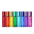 thumbnail image 1 of 8 botellas de 0.3 fl oz Sailing coloridas esmeriladas de vidrio grueso para masaje, 1 of 3