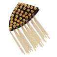 thumbnail image 3 of Here's a polished product description based on your input:\n\n \n\n**1pc Vintage Punk Tassel Shoulder Badge (Epaulet) – Stylish Uniform Accessory for, 3 of 3