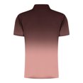 thumbnail image 5 of VgaVtl Lapel Polo Shirts for Men Short Sleeve Mens Clothes Shirts Zipper Front Casual Relaxed Fit Pull-On Gradient Print Shirts,Red S, 5 of 5