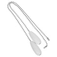 thumbnail image 3 of Pendant Extension Chains Ceiling Fan Pull Easy Installation Metal White 34.00X1.70X1.70CM 2Pack, 3 of 4