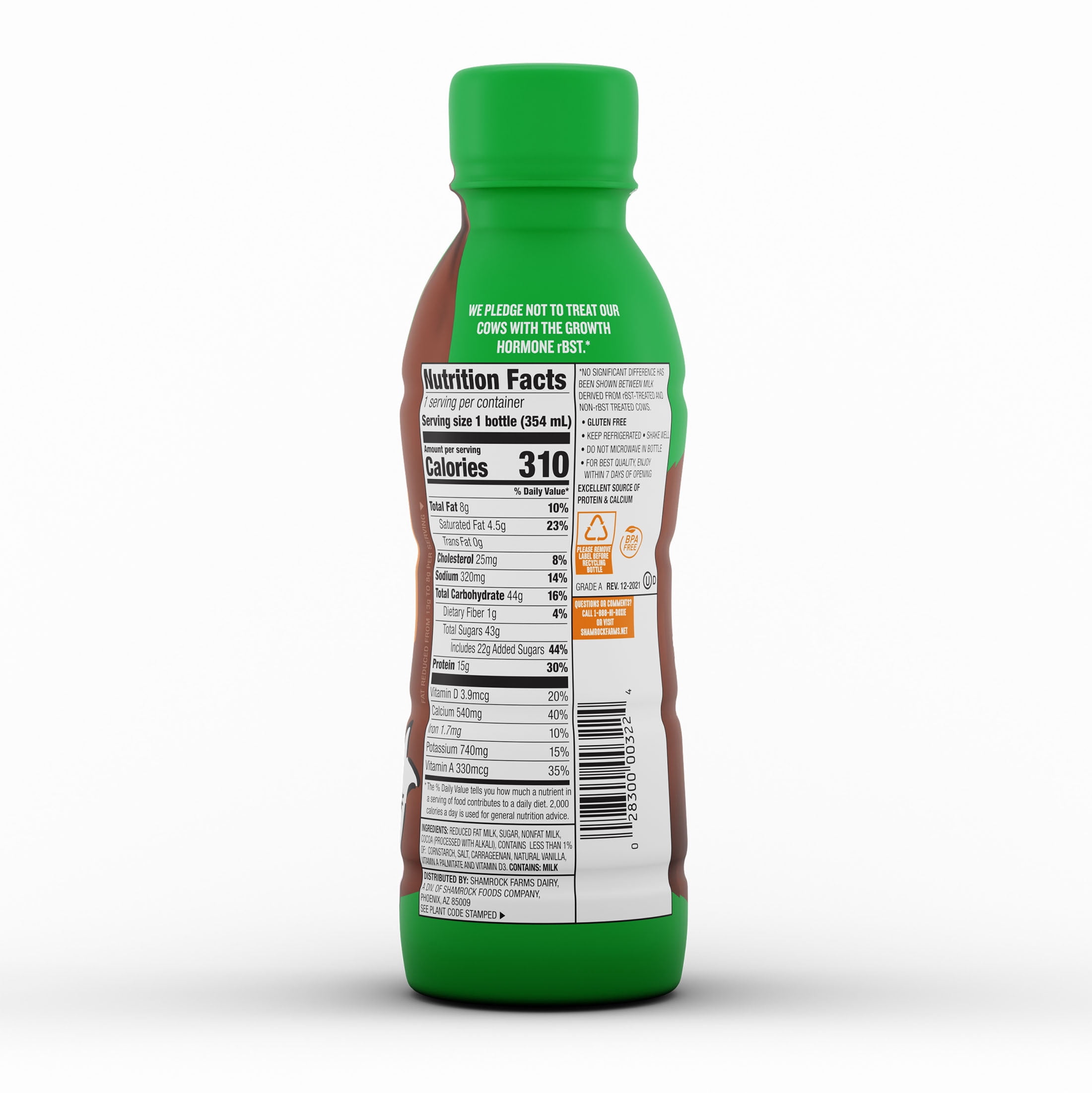 Shamrock Foods Shamrock Farms Milk, 12 oz