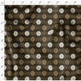 thumbnail image 4 of Soimoi Brown polyester Crepe Fabric Geometrical Star Geometric Print Sewing Fabric Yard 52 Inch Wide, 4 of 5