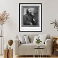 thumbnail image 4 of Historic Framed Print, [Richard Upjohn, half-length portrait, seated, facing right], 17-7/8" x 21-7/8", 4 of 9