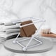 thumbnail image 5 of Yhmxh Estante de almacenamiento plegable de tela vertical ligero para encimera de cocina, paño de cocina y soporte para toallas para una organización eficiente, ahorro de espacio., 5 of 5