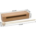 thumbnail image 5 of Wood Musical Instrument with Mallet Solid Hardwood Percussion Rhythm s, 5 of 5