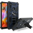 thumbnail image 3 of Xpression Case for LG K53, LG K52 Cases with Invisible Kickstand Stand Dual Layer Hybrid Defender Military Grade Shockproof Hard PC + TPU Phone Cover [Blue], 3 of 8