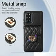 thumbnail image 5 of Phone Case for Samsung Galaxy S20 Plus S20+ 5G Wallet Cover with Credit Card Holder Crossbody Strap Long Lanyard Leather Cell Accessories S20+5G S20plus 20S + S2O S 20 20+ G5 Women Girls Black, 5 of 15