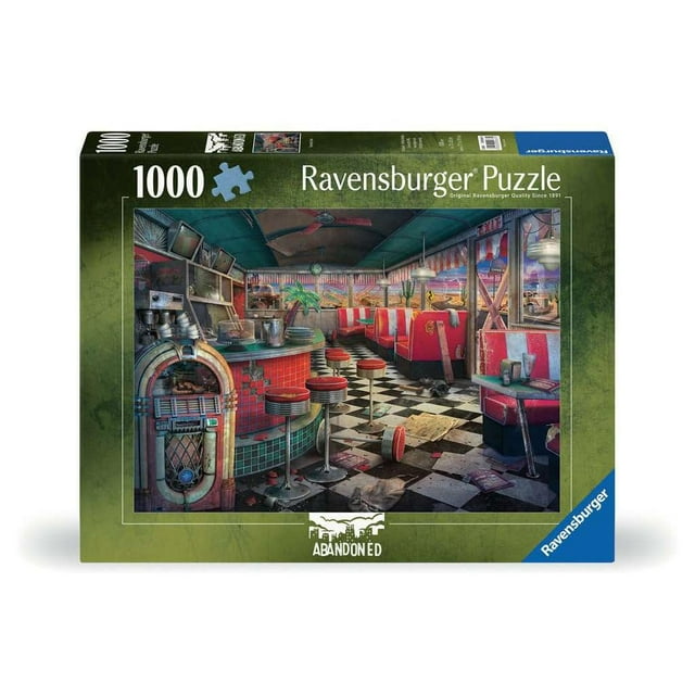 Rompecabezas Ravensburger Abandoned Decaying Diner 1000 piezas