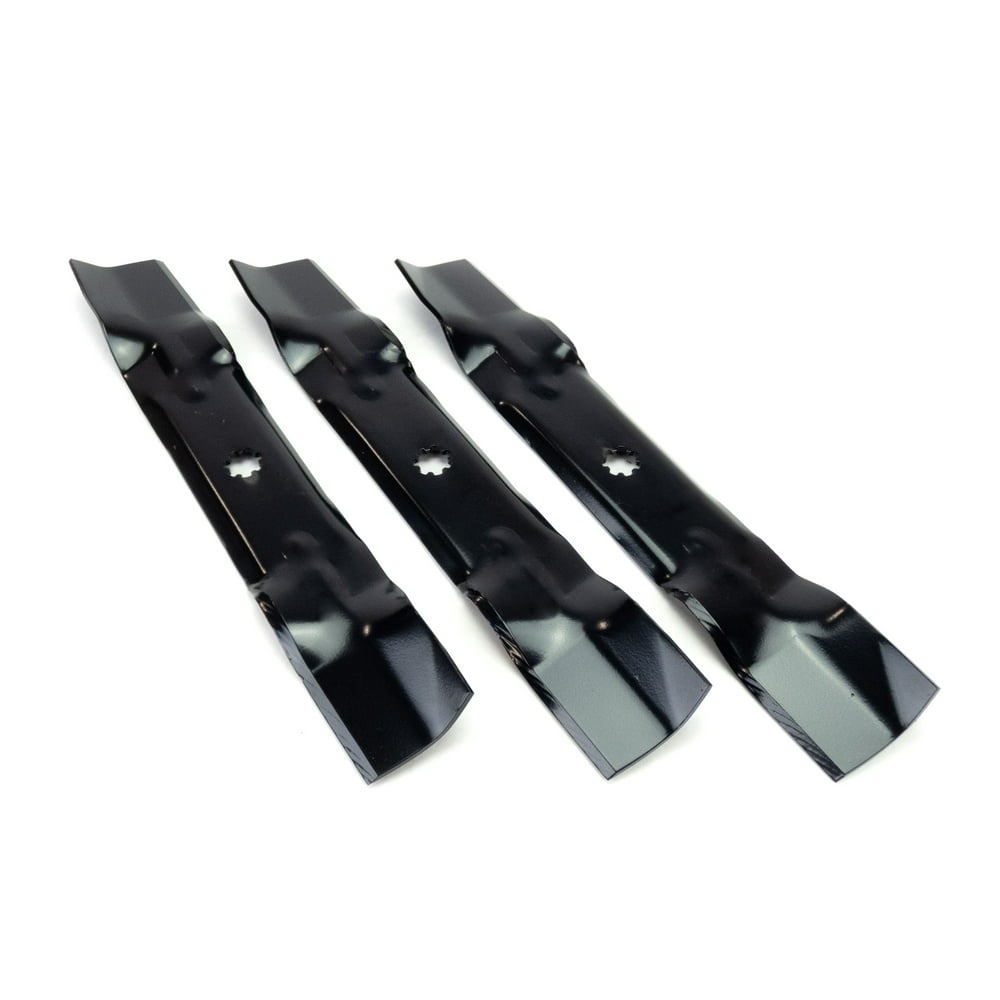 3 Pack Lawn Mower Blades Replacement For 48 Jd D140 La130 X140 Z245
