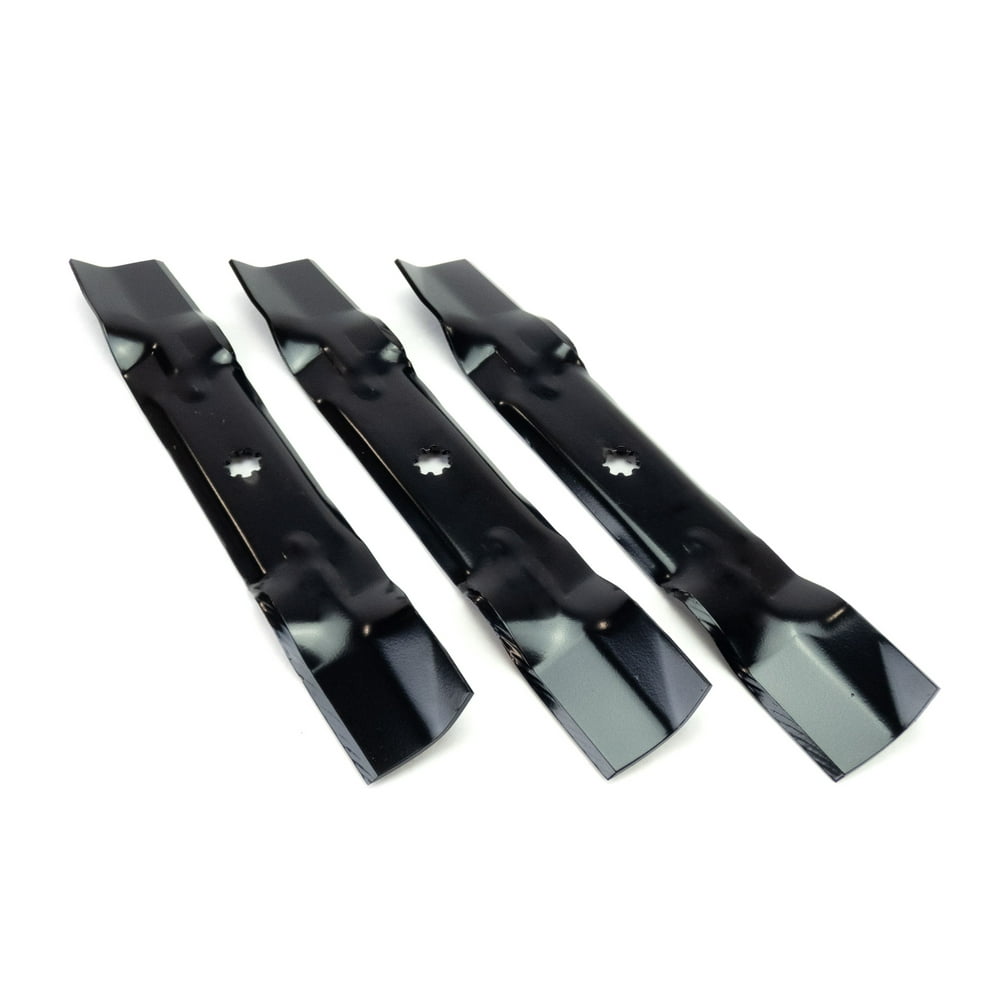 3 pack Lawn Mower Blades Replacement for 48" JD D140 LA130 X140 Z245