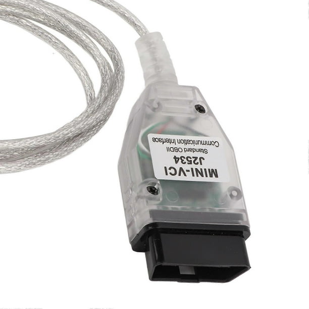 Plastic OBD2 Diagnostic Cable J2534 MINI VCI for KLine ISO 9141, KWP 2000 ISO 142304