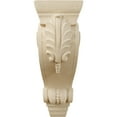 thumbnail image 2 of Ekena Millwork 4 3/4"W x 8"D x 13 1/4"H Large Fig Leaf Corbel, Rubberwood, 2 of 4