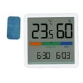 thumbnail image 2 of Hygrometer , Quick Response Date Time 3 In 1 Temp Humidity Monitor Smart Device  For Bedroom, 2 of 8