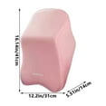 thumbnail image 3 of CxhicLuv Car Neck Pillow Auto Cervical Support Adjustable Elastic Breathable Knitted Fabric Vehicle Comfort Accessories Neck Pain Relief Sedentary People Drivers, Pink, 3 of 6