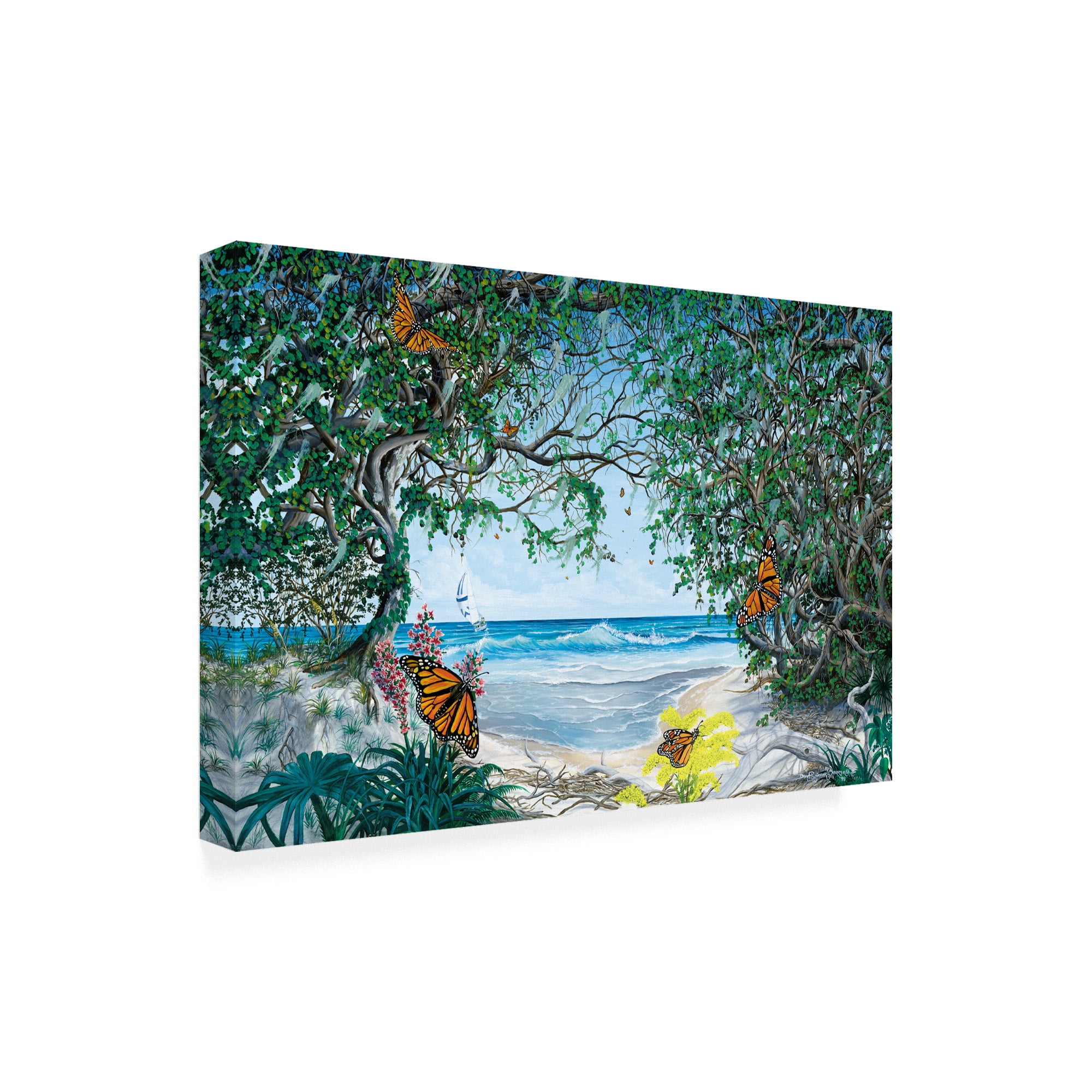 Trademark Fine Art 'Invasion Of The Monarchs' Canvas Art by Dann Spider Warren