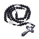 thumbnail image 5 of Collar de cruz de madera perfecl joyería religiosa con cuentas de Benedicto, 5 of 8