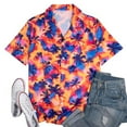thumbnail image 7 of ALLTB Hawaiian Shirt for Men Tropical Shirts Summer Beach Button Down Short Sleeve Luau Aloha Floral Cruise Vacation Outfit, 7 of 7