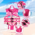 thumbnail image 5 of Gogokids Kids Swim Vest Flotation Life Jacket Bouyancy Swimwear with Adjustable Harness,30-50 lbs Pink, 5 of 8