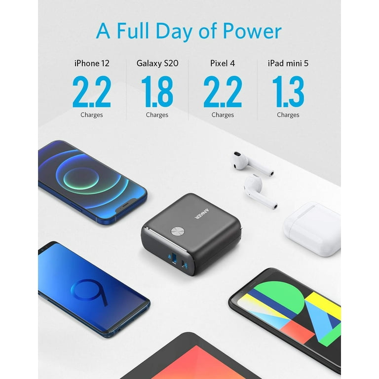 【未開封】Anker Power Bank (10000mAh, Fusion) Anker Power Bank (10K, Fusion, Built-In Cable) - Anker US