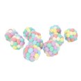 thumbnail image 4 of 10Pcs Plush Cat Toy Balls Colorful Soft Elastic Interactive Pet Kitten Chewing Toy For Indoor Outdoor, 4 of 8