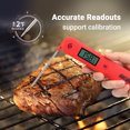 thumbnail image 3 of Inkbird Digital Meat Thermometer, BG-HH1C Instant Read Cooking Food Thermometer with Foldable Probe and Large Screen for Meat, Grill, BBQ, Milk and Bath Water, 3 of 11