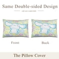 thumbnail image 2 of Cinnamoroll Pillowcase cartoon pattern printed pillowcase - soft and breathable pillowcase, envelope closure 20x14 Inch, 2 of 5