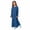 Navy, variant on Girls Long Sleeve Kaftan Kids Girls 𝖣ubai Kaftan Dresses Long Bell Sleeve Islami𝖼 Maxi Robe Dress with Belt Prayer Clothes Musli𝗆 Abaya Thobe