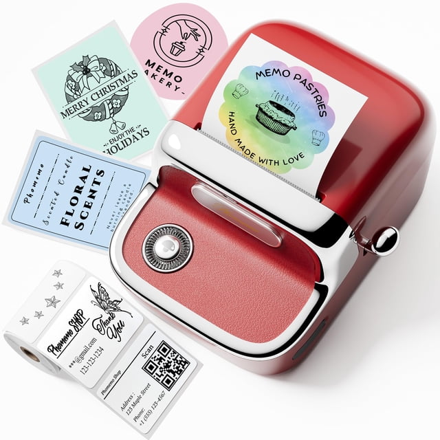 Impresora Label Maker Phomemo M150 Bluetooth de 2 pulgadas con cinta
