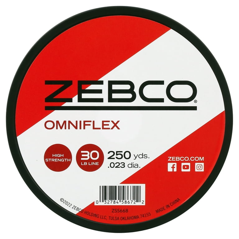 Zebco Omniflex Monofilament Fishing Line 30-Pound Tested