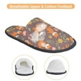 thumbnail image 3 of Balery Cute Little Fox Pantuflas de Casa de Felpa Silenciosas con Diseño Estampado, Zapatillas Cómodas Antideslizantes de Algodón para Interior-Large, 3 of 8