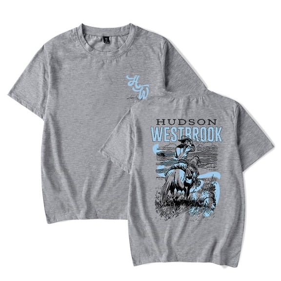 Hudson Westbrook Cowboy T-shirt Unisex Crewneck Short Sleeve Tee Casual Trendy Tops