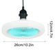 thumbnail image 3 of E27 Ceiling Fan With Lights Enclosed Low Fan Light Ceiling Light With Fan Hidden Electric Fan Delier Gimbal White Light Deals Of The Day Clearance, 3 of 8