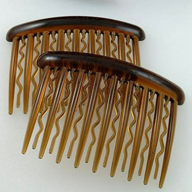 3 Pcs/Set Inserted Wavy Teeth Hair Combs For Women Girl Hair Clips Retro Trumpet Comb Hair