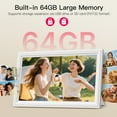 thumbnail image 2 of 64GB 15.6 inch Large WiFi Digital Picture Frame, Nusican Electronic Photo Video Frames with 1920X1080P FHD Touch Screen, Auto Rotate, Wall Mounted, Share instantly via Phone App, Idea Chris Gift, 2 of 11