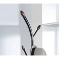 thumbnail image 3 of Roundhill Furniture Arles Metal Standing Coat Rack, Black And Walnut, 3 of 3