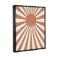 thumbnail image 4 of Stupell Industries Vintage Striped Sun Rays Beaming Weathered Design Graphic Art Luster Gray Floating Framed Canvas Print Wall Art, Design by Daphne Polselli, 4 of 5