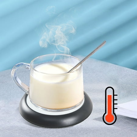 

GUZOM Heated Coaster on Clearance- Coffee Mug Warmer&Cup Warmer for Office Desk Use USB Electric Beverage Warmer Coffee Warmer Plate for Cocoa Tea Water Milk