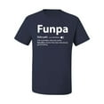 thumbnail image 2 of Wild Bobby,Funpa Like A Regular Grandpa Only Way Cooler, Father's Day, Men Graphic Tees, Navy, 2XL, 2 of 3