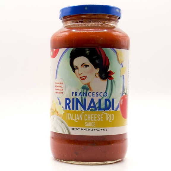 Francesco Rinaldi, Italian Cheese Trio Sauce, 24 oz, Low Fat, Gluten Free