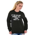 thumbnail image 4 of Funny Don't Carrot All Beet It Pun Unisex Plus Fleece Graphic Sweatshirt Brisco Brands 3X, 4 of 5