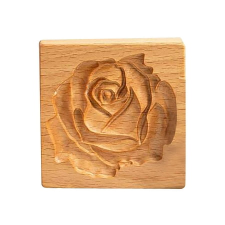 

Jpgif Cookie Mold Provence Rose Cookie Stamp Embossing Mold Craft Decorating Baking Tool