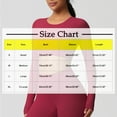thumbnail image 5 of Olyvenn Seamless Long Sleeve Crop Gym Shirts for Women Quick Dry Crew Neck Workout Yoga Tops Casual Women Shirt Black L, 5 of 6