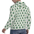 thumbnail image 6 of Pofeuu Peacock Feathers1 Print Mens Casual Hooded Collar Drawstring Hoodies Pullover Sweatshirts Casual Long Sleeve Shirts-X-Large, 6 of 7
