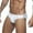 01 White, variant on guisaled Mens Swim Briefs Sexy Bikini Swimwear Solid Colors Quick Dry Swim Trunks Low Rise Retro Swimsuit Bathing Suits Valentine'S Day s