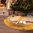 thumbnail image 2 of Lsque Sml Jeffy Print Christmas Tree Skirt with Ties and Velcro,Xmas Holiday Decorations, Adjustable Tree Skirt-36", 2 of 6