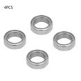 thumbnail image 2 of Stainless Steel Ball Bearings 4pcs SMR128ZZ 8x12x3.5mm High Speed Single Column Rolling System Deep Groove Raceway Steel Ball Rolling Body Ball Scroll Type Double, 2 of 7