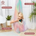 thumbnail image 4 of Savoiz - Therapy Swing for Kids - Durable, Adjustable & Easy Install - Suitable for Indoor/Outdoor Use - Soothing for Sensory Processing Disorder & Special Needs - Tie Dye Multi, 4 of 6