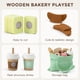 thumbnail image 4 of Juego de 17 piezas de juguete de panadería de madera para niños, juego de comida para niños pequeños de 3+, accesorios de cocina con bolsa de compras, juguetes de comida para cortar, regalo para niños, 4 of 4