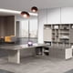 thumbnail image 5 of High Quality Light Luxury Office Desk Filing Cabinets Set Designer Luxury Computer Desks European Boss Bureau Office Furniture My Lux Decor Round, 5 of 31