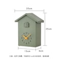 thumbnail image 2 of Tumotour Grande Horloge Horloge - Nichoir Blanc Design Moderne, 2 of 8